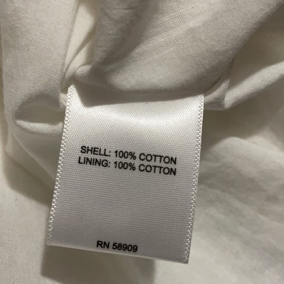 Puff Sleeves Button Down Eyelet Dress - Picture 7 of 8